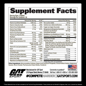 Men’s multi + test GAT