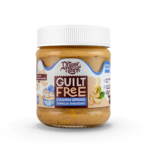 Organic Nation Guilt Free Cashew Spread – Vanilla Birthday
