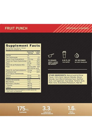 Pre Workout On