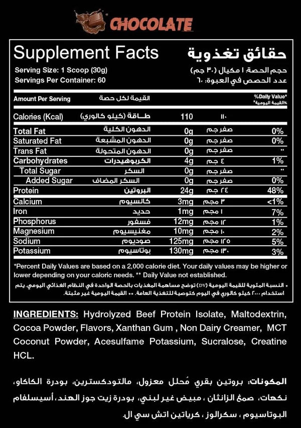 red rex beef isolate