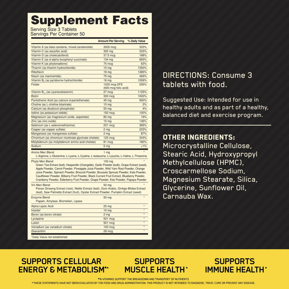 Opti-Men®, Multivitamin For Active Men, 150 Tablets