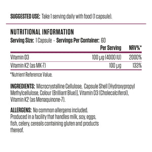 Applied nutrition d3&k2