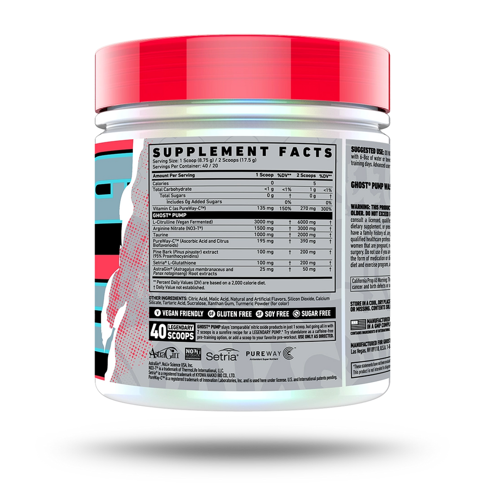 Ghost pump preworkout