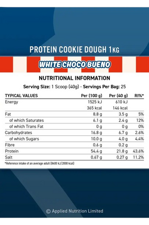Protein Cookie Dough Applied Nutrition