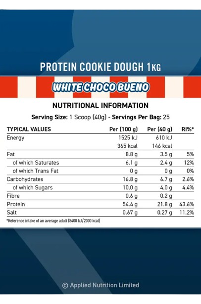 Protein Cookie Dough Applied Nutrition